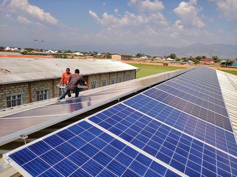 122a Moduels on roof